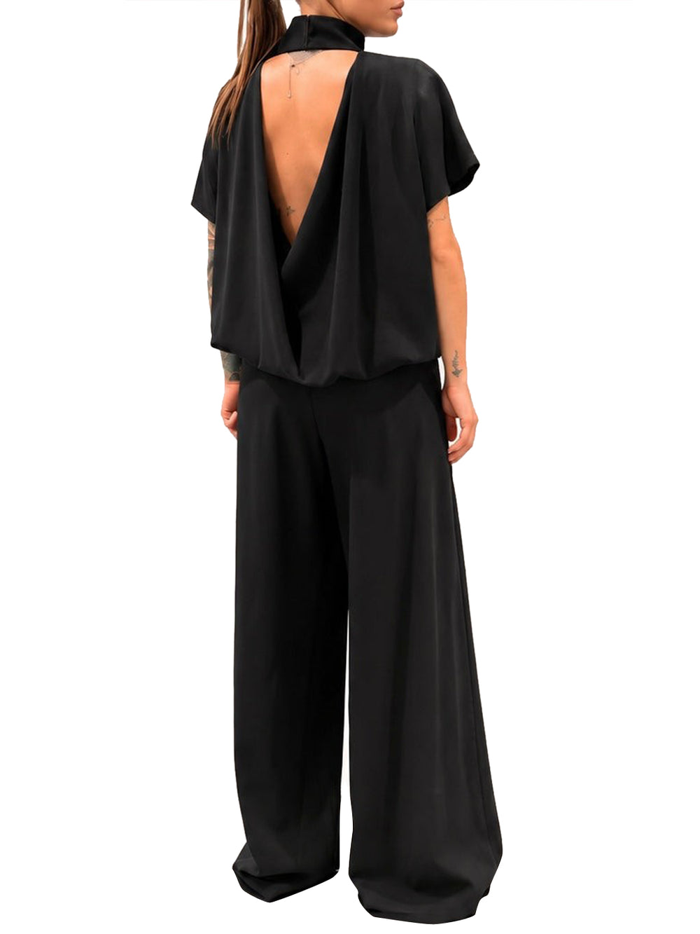 ELEH Pantalone Taglio Largo Eleh - Nero