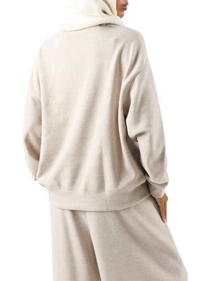 ELEH Felpa Eleh Oversize Beige