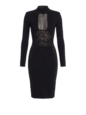ELISABETTA FRANCHI 1USCITA Abito A Maglia Elisabetta Franchi - Nero