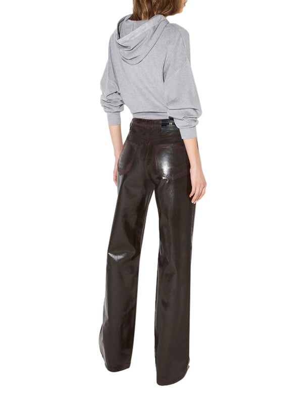 ELISABETTA FRANCHI 1USCITA Body Elisabetta Franchi in Maglia con cappuccio - Grigio melange