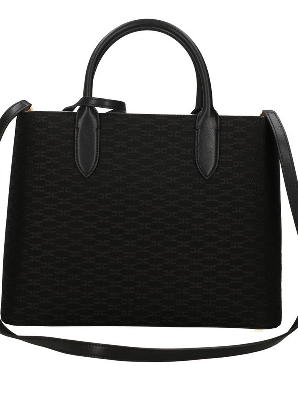 ELISABETTA FRANCHI 1USCITA Borsa A Mano Elisabetta Franchi Logo Frontale Nero