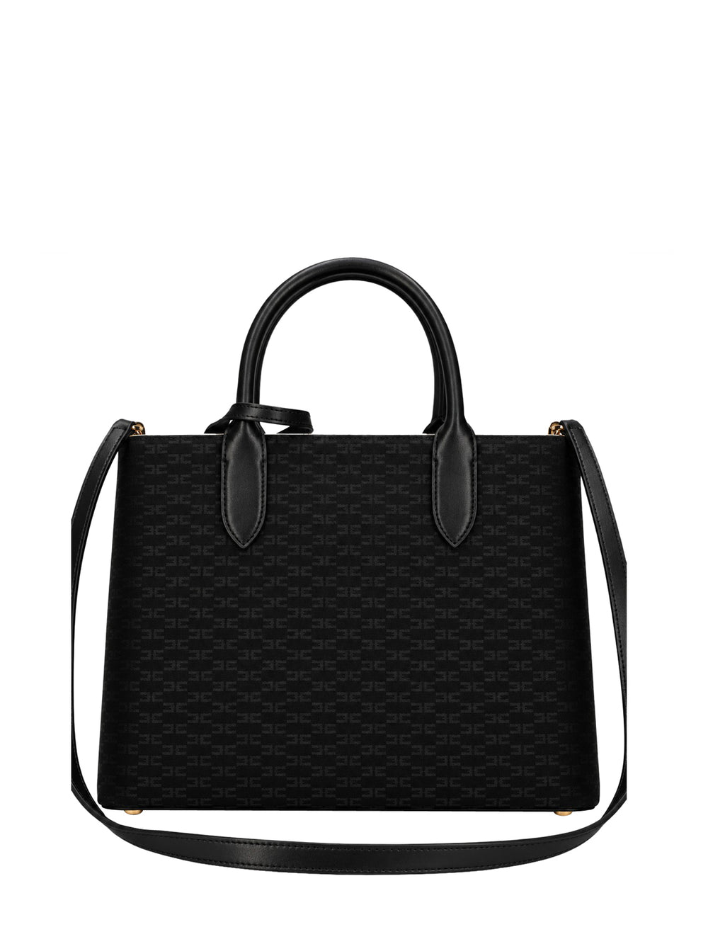 Elisabetta Franchi Borsa A Mano Elisabetta Franchi Logo Frontale Nero