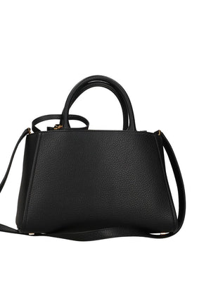 ELISABETTA FRANCHI 1USCITA Borsa A Mano Elisabetta Franchi Logo Frontale Nero