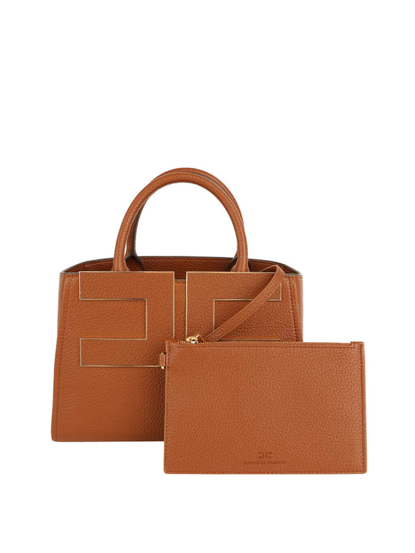 ELISABETTA FRANCHI 1USCITA Borsa A Mano Elisabetta Franchi Logo Frontale Sigaro