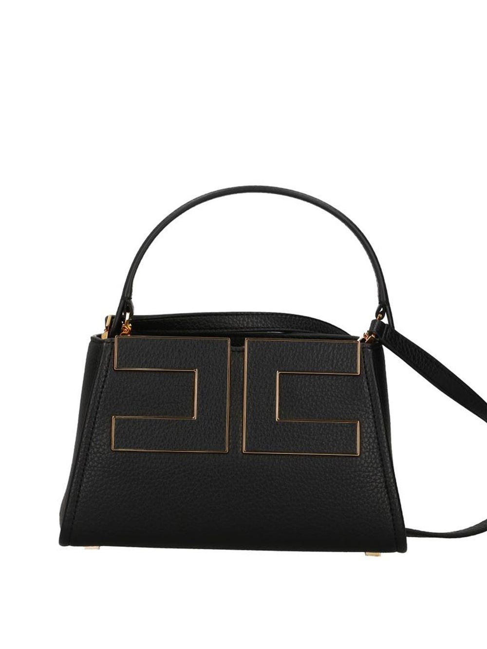 ELISABETTA FRANCHI 1USCITA Borsa A Mano Elisabetta Franchi Logo Frontale Nero