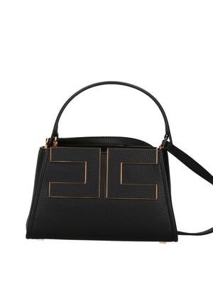 ELISABETTA FRANCHI 1USCITA Borsa A Mano Elisabetta Franchi Logo Frontale Nero