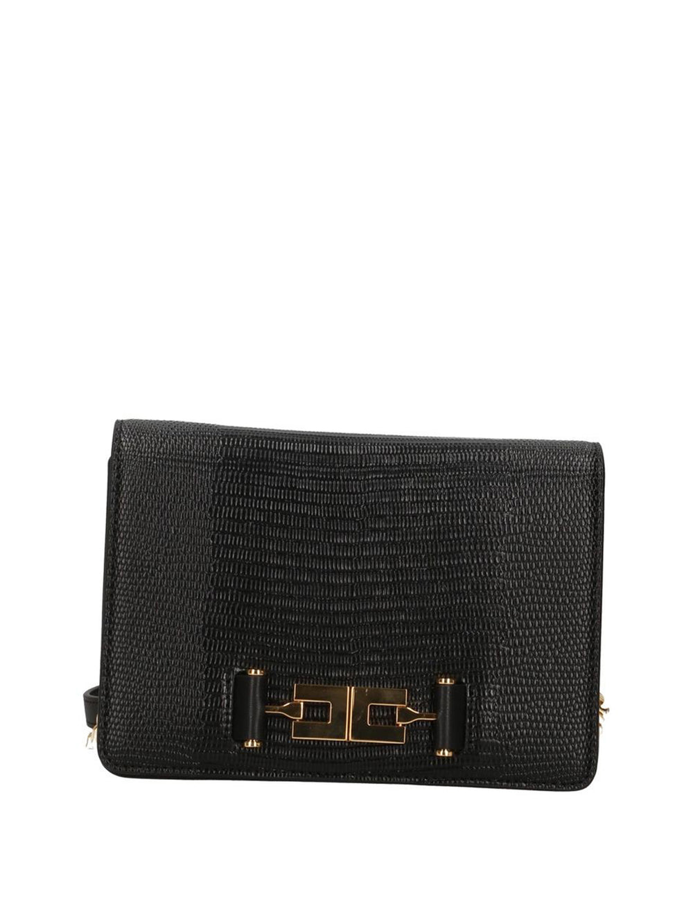 ELISABETTA FRANCHI 1USCITA Borsa A Mano Elisabetta Franchi Logo Frontale Nero