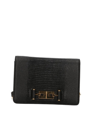 ELISABETTA FRANCHI 1USCITA Borsa A Mano Elisabetta Franchi Logo Frontale Nero