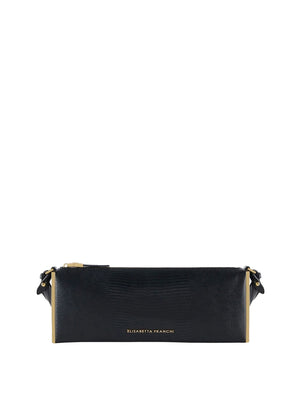 ELISABETTA FRANCHI 1USCITA Borsa A Mano Elisabetta Franchi Logo Frontale Nero