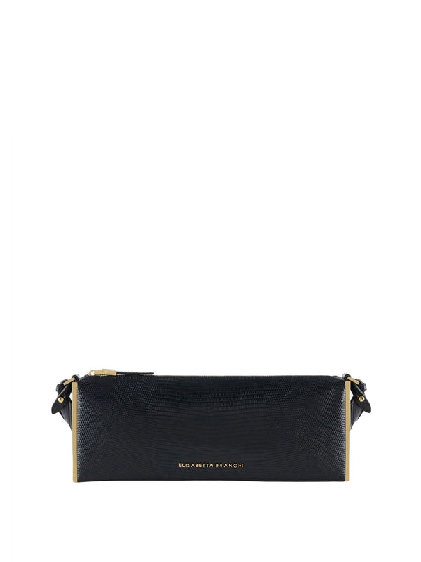 ELISABETTA FRANCHI 1USCITA Borsa A Mano Elisabetta Franchi Logo Frontale Nero