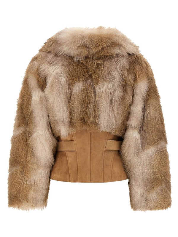ELISABETTA FRANCHI 1USCITA Pelliccia Elisabetta Franchi - Daino