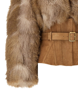 ELISABETTA FRANCHI 1USCITA Pelliccia Elisabetta Franchi - Daino