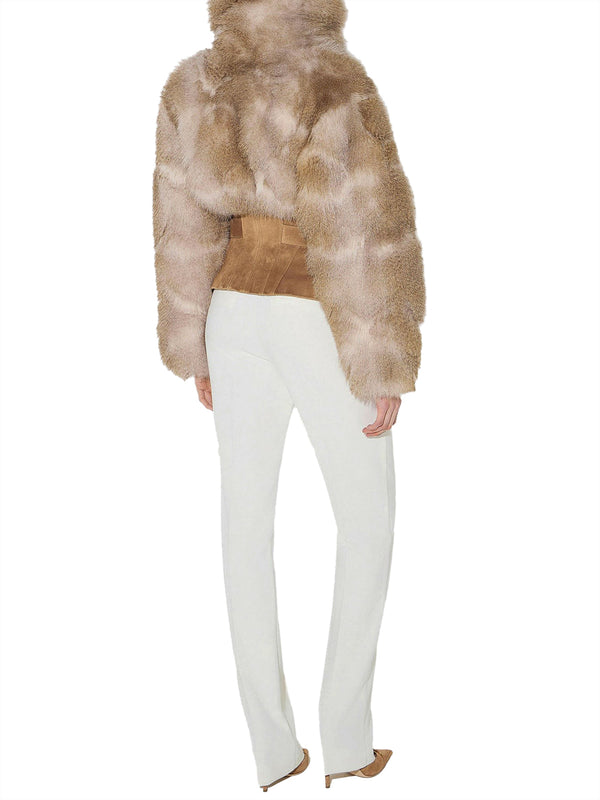 ELISABETTA FRANCHI 1USCITA Pelliccia Elisabetta Franchi - Daino