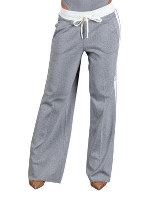 ELISABETTA FRANCHI 1USCITA Pantalone Jogging Elisabetta Franchi In Maglia - Grigio Melange