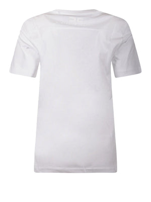 ELISABETTA FRANCHI 1USCITA T-Shirt Goffrata Elisabetta Franchi Gesso