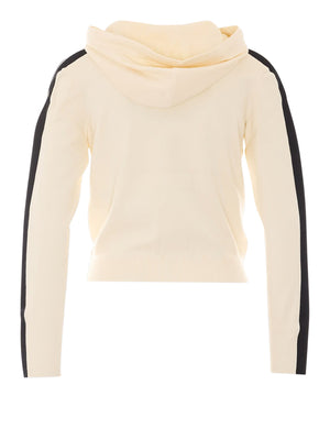 ELISABETTA FRANCHI 1USCITA Felpa Elisabetta Franchi in Maglia bicolore - Burro/Nero