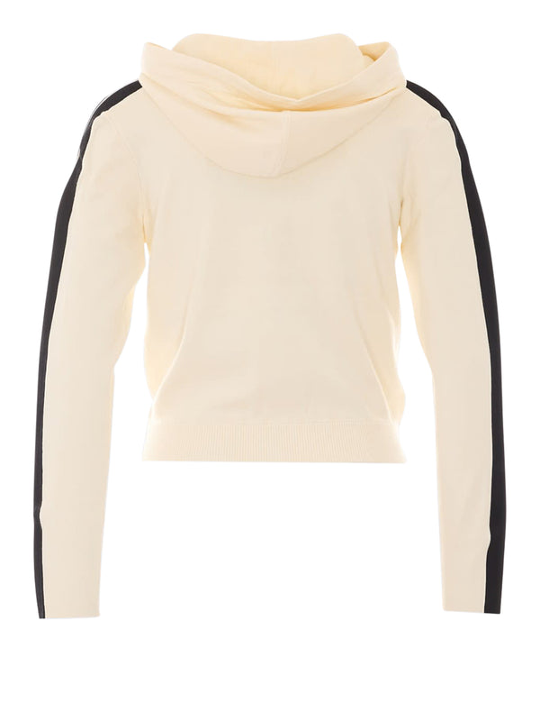 ELISABETTA FRANCHI 1USCITA Felpa Elisabetta Franchi in Maglia bicolore - Burro/Nero