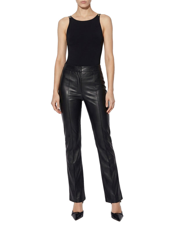 ELISABETTA FRANCHI 1USCITA Pantalone Elisabetta Franchi Con Nervature - Nero