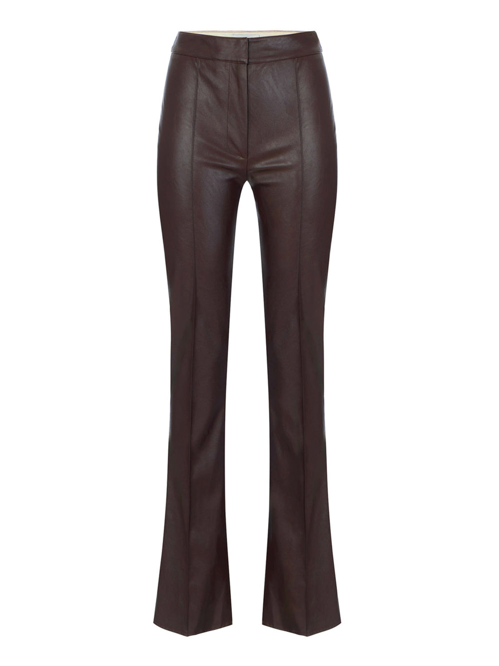 ELISABETTA FRANCHI 1USCITA Elisabetta Franchi Pantalone Con Nervature - Dark Chocolate
