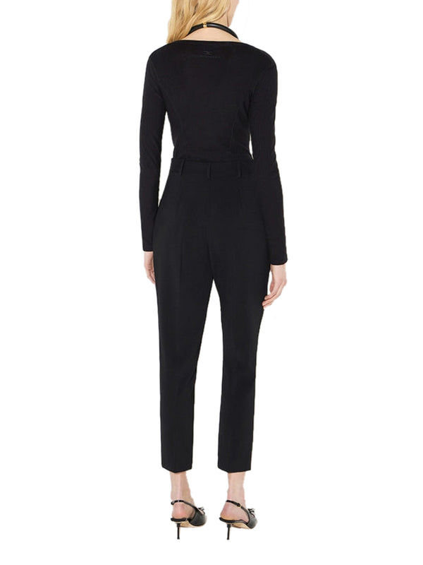 ELISABETTA FRANCHI 1USCITA Pantalone Elisabetta Franchi in tinta unita - Nero