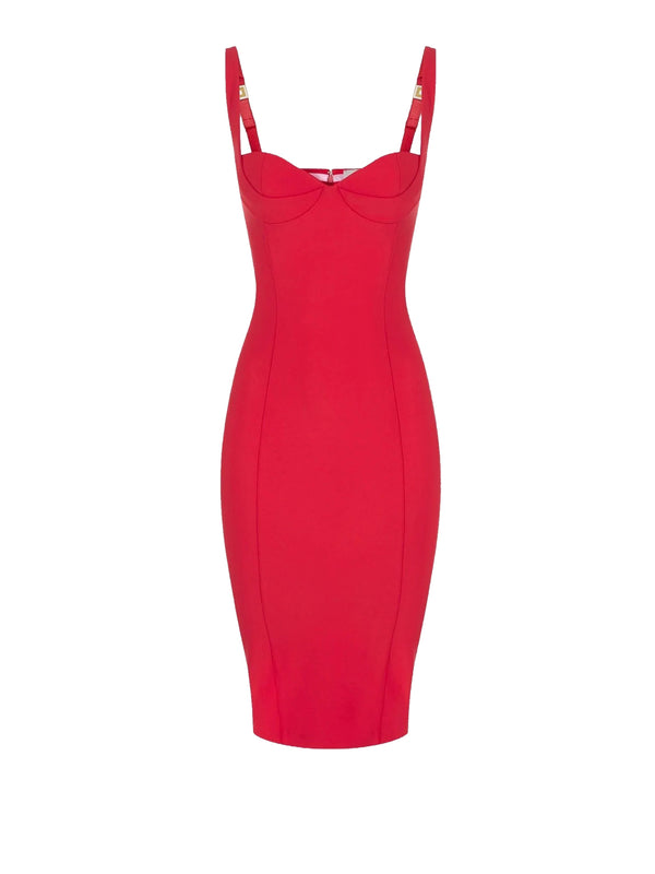 ELISABETTA FRANCHI 2USCITA Abito Corto Elisabetta Franchi - Rosso