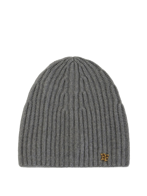 ELISABETTA FRANCHI 2USCITA Berretto Elisabetta Franchi in Cashmere - Grigio Melange