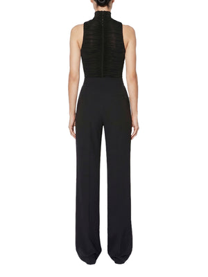 ELISABETTA FRANCHI 2USCITA Body Elisabetta Franchi in Jersey Stretch con Collo Gioiello - Nero