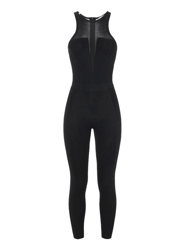 ELISABETTA FRANCHI 2USCITA Tuta Elisabetta Franchi in Maglia - Nero