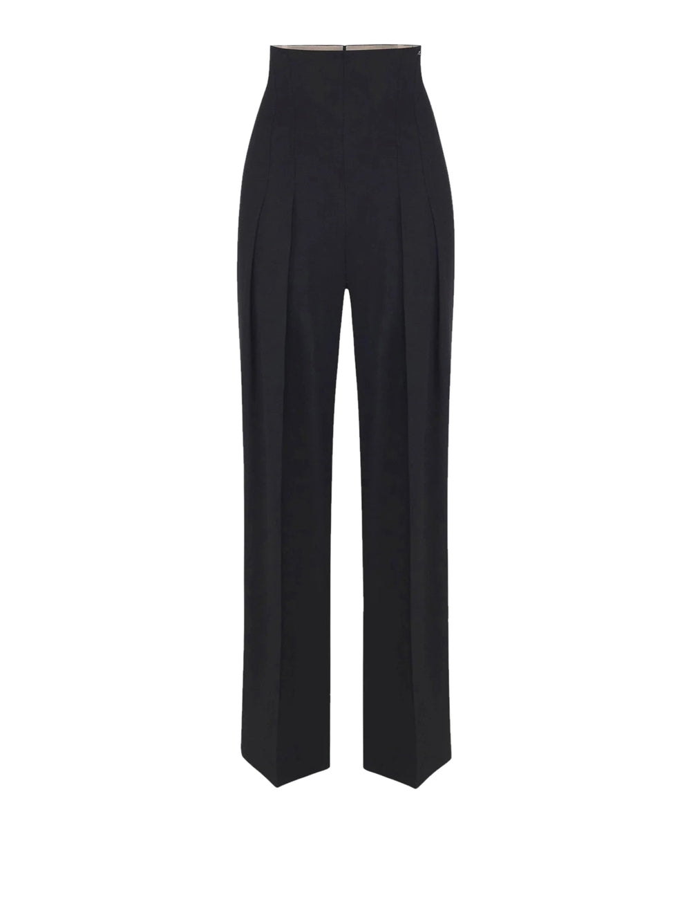 ELISABETTA FRANCHI 2USCITA Pantaloni In Gabardina Fluida Elisabetta Franchi - Nero