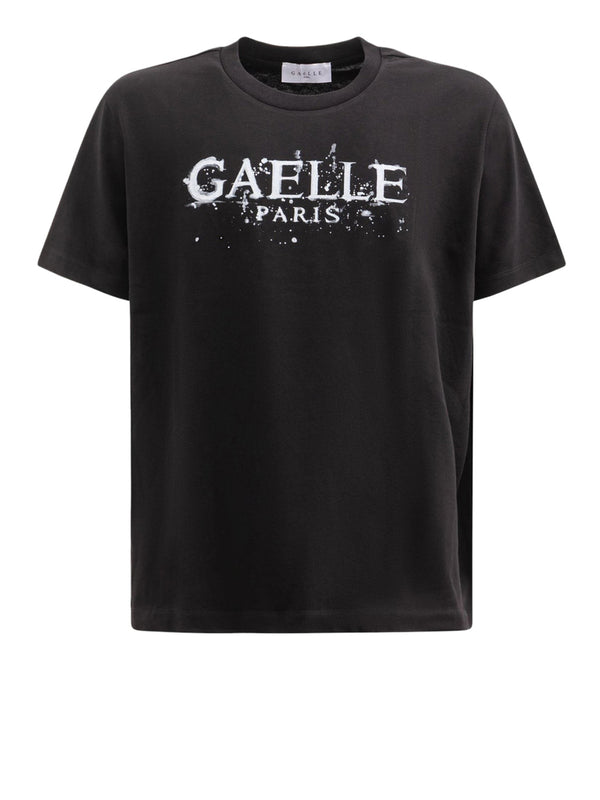 Gaelle Paris TShirt Basic Con Stampa Gaelle - Nero