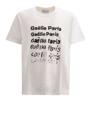 Gaelle Paris T-Shirt Basic Con Stampa Gaelle - Burro