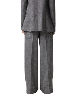 GAELLE PARIS Pantalone Loose Con Pinces Gaelle Paris - Grigio