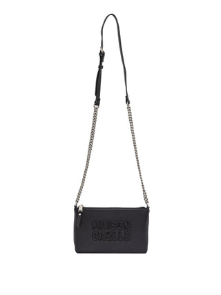 Gaelle Paris Mini Pochette Maxilogo Maison Gaelle - Nero