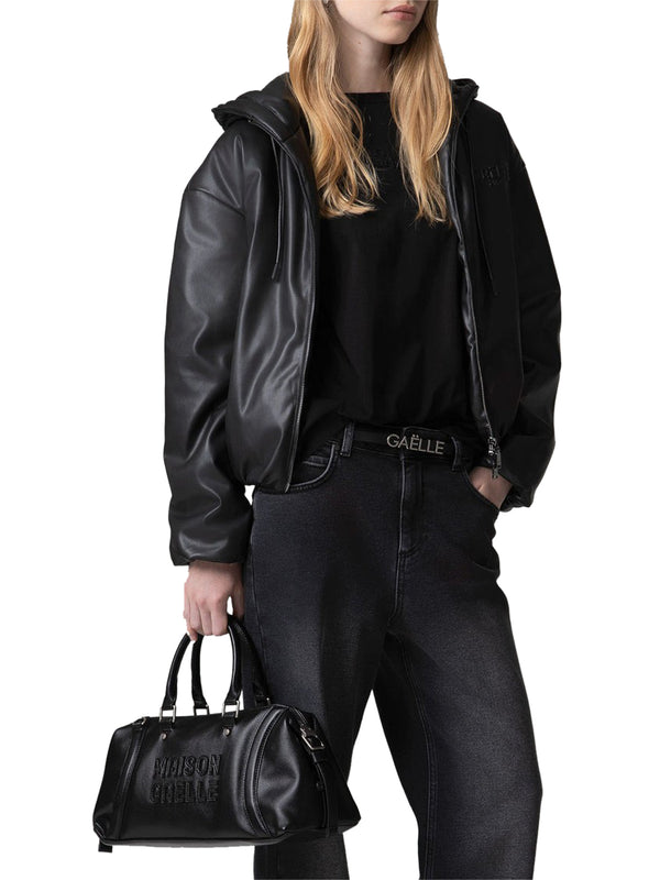Gaelle Paris Borsa Pochette Regular Duffle Maxilogo Maison Gaelle Nero