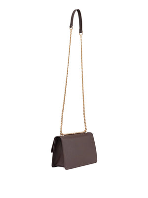Gaelle Paris Borsa A Tracolla Gaelle Paris Saffiano Marrone