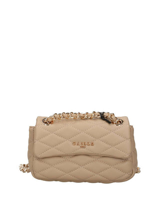 Gaelle Paris Borsa A Tracolla Gaelle Paris Logo Frontale Sabbia