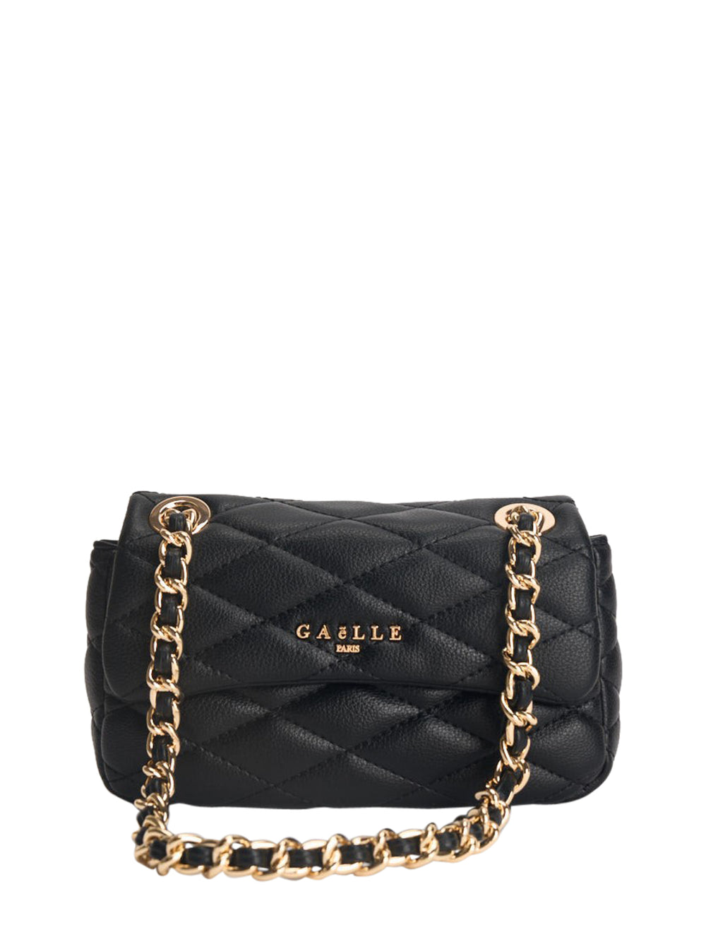 Gaelle Paris Borsa A Tracolla Gaelle Paris Logo Frontale Nero