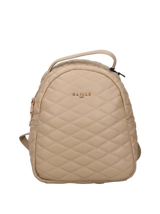 Gaelle Paris Zaino Logo Frontale Gaelle Paris Sabbia
