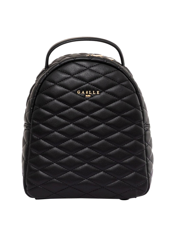 Gaelle Paris Zaino Logo Frontale Gaelle Paris Nero