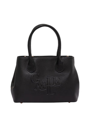 Gaelle Paris Borsa A Mano Gaelle Paris Logo Frontale Nero