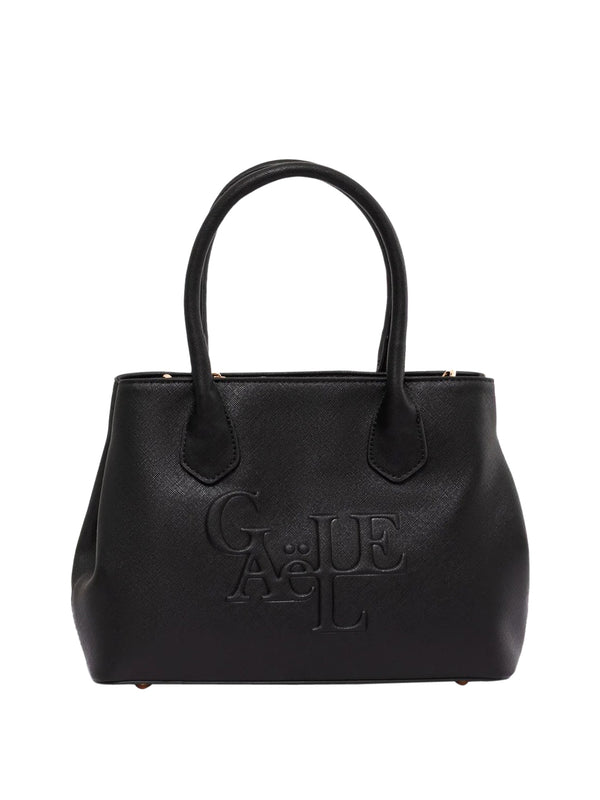 Gaelle Paris Borsa A Mano Gaelle Paris Logo Frontale Nero