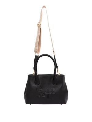 Gaelle Paris Borsa A Mano Gaelle Paris Logo Frontale Nero