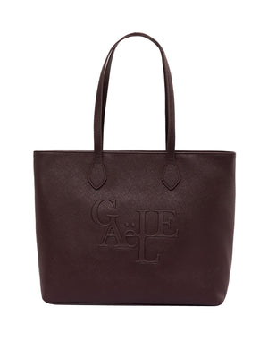 Gaelle Paris Borsa Maxi Shopper Maxilogo Saffiano Gaëlle Paris - Moro