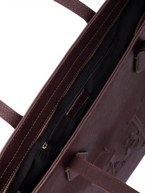 Gaelle Paris Borsa Maxi Shopper Maxilogo Saffiano Gaëlle Paris - Moro