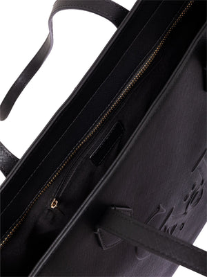 Gaelle Paris Gaelle Paris Maxi Shopper Maxi Logo Saffiano Nero