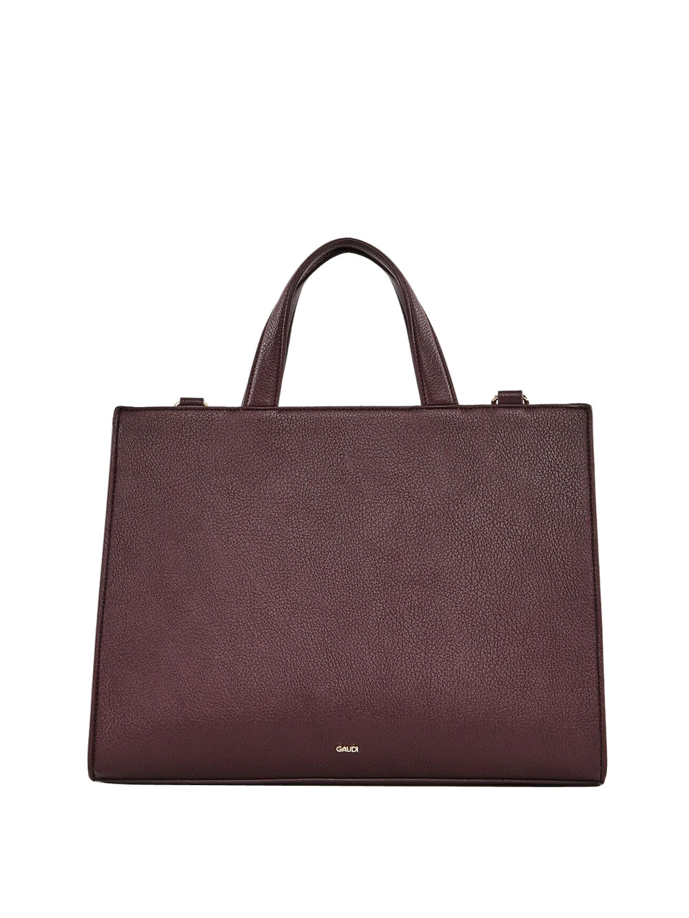 GAUDI' Borsa A Mano Gaudi Con Logo E Tracolla Burgundy