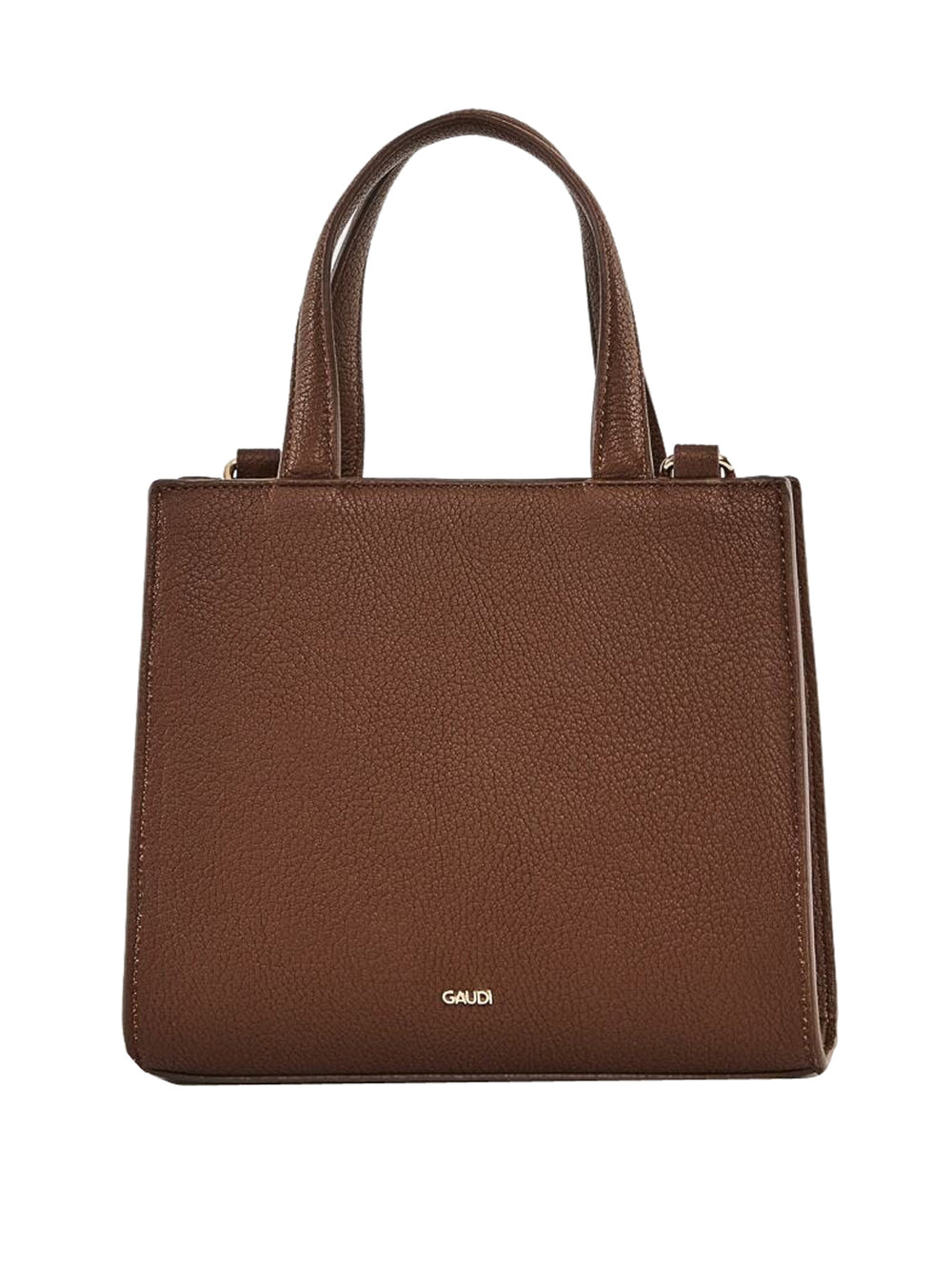 GAUDI' Mini Borsa A Mano Gaudì Con Logo E Tracolla Marrone