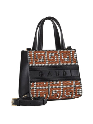 GAUDI' Gaudì Mini Borsa A Mano Con Logo Nero