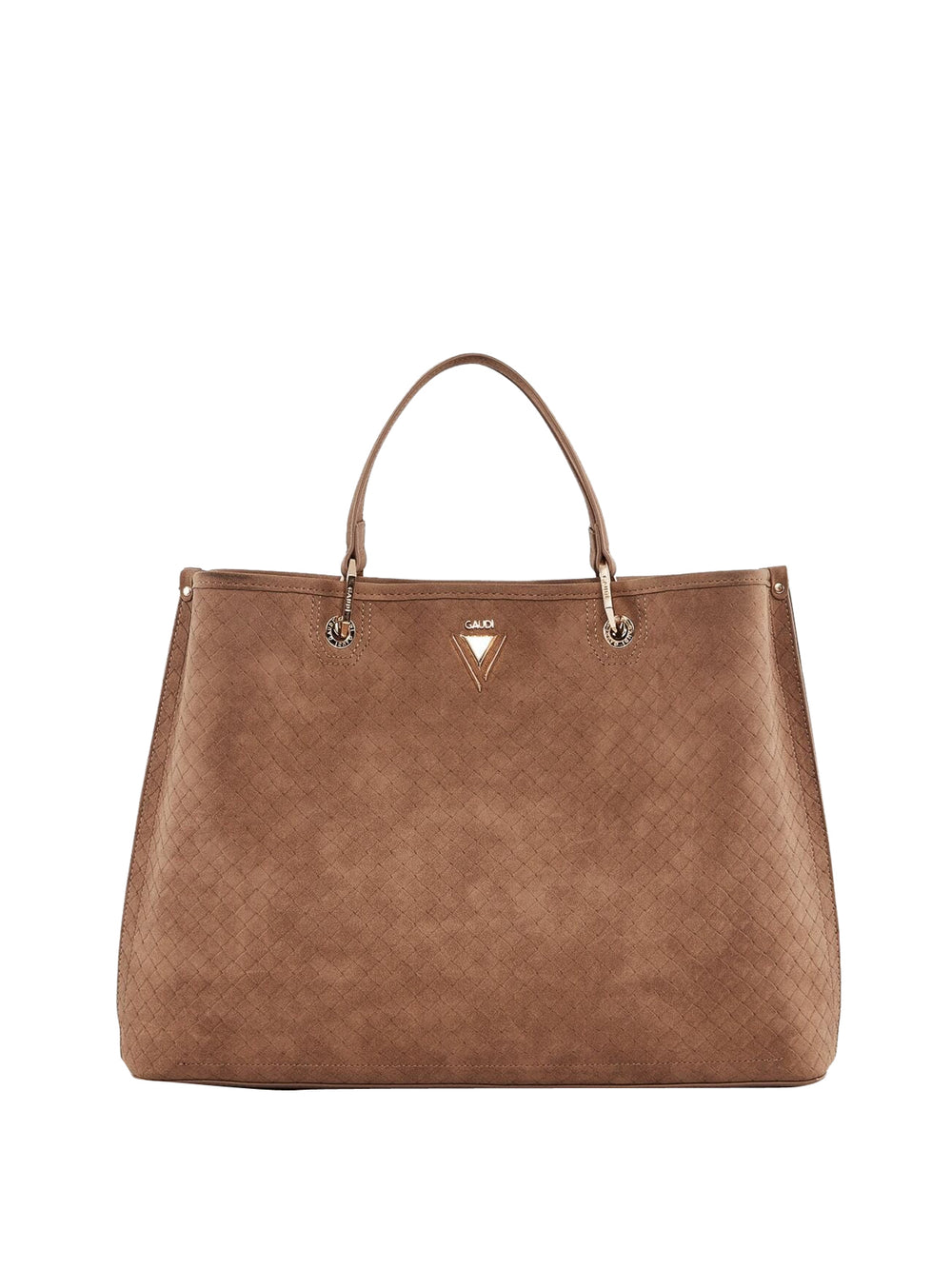 GAUDI' Borsa A Mano Gaudì Intrecciata Marrone
