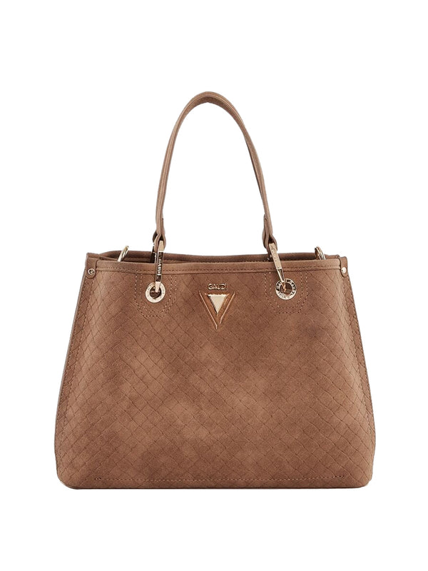 GAUDI' Borsa A Mano Gaudì Intrecciata Marrone
